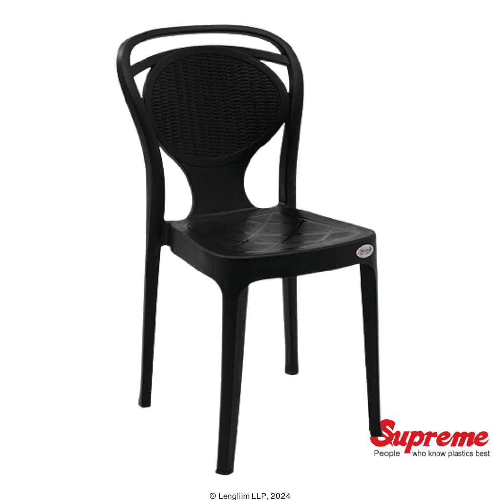 Supreme Furniture Pine Plastic Chair (Black)