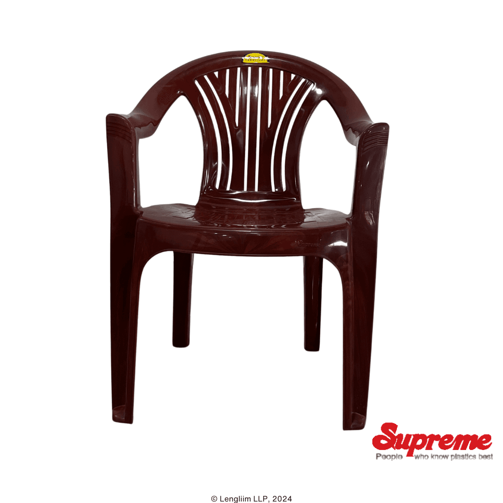 Supreme Furniture Force Plastic Chair (Sandalwood)